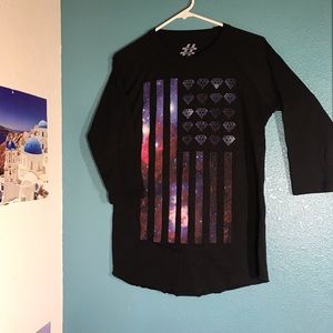 Take That Graphic Galaxy Flag Tee